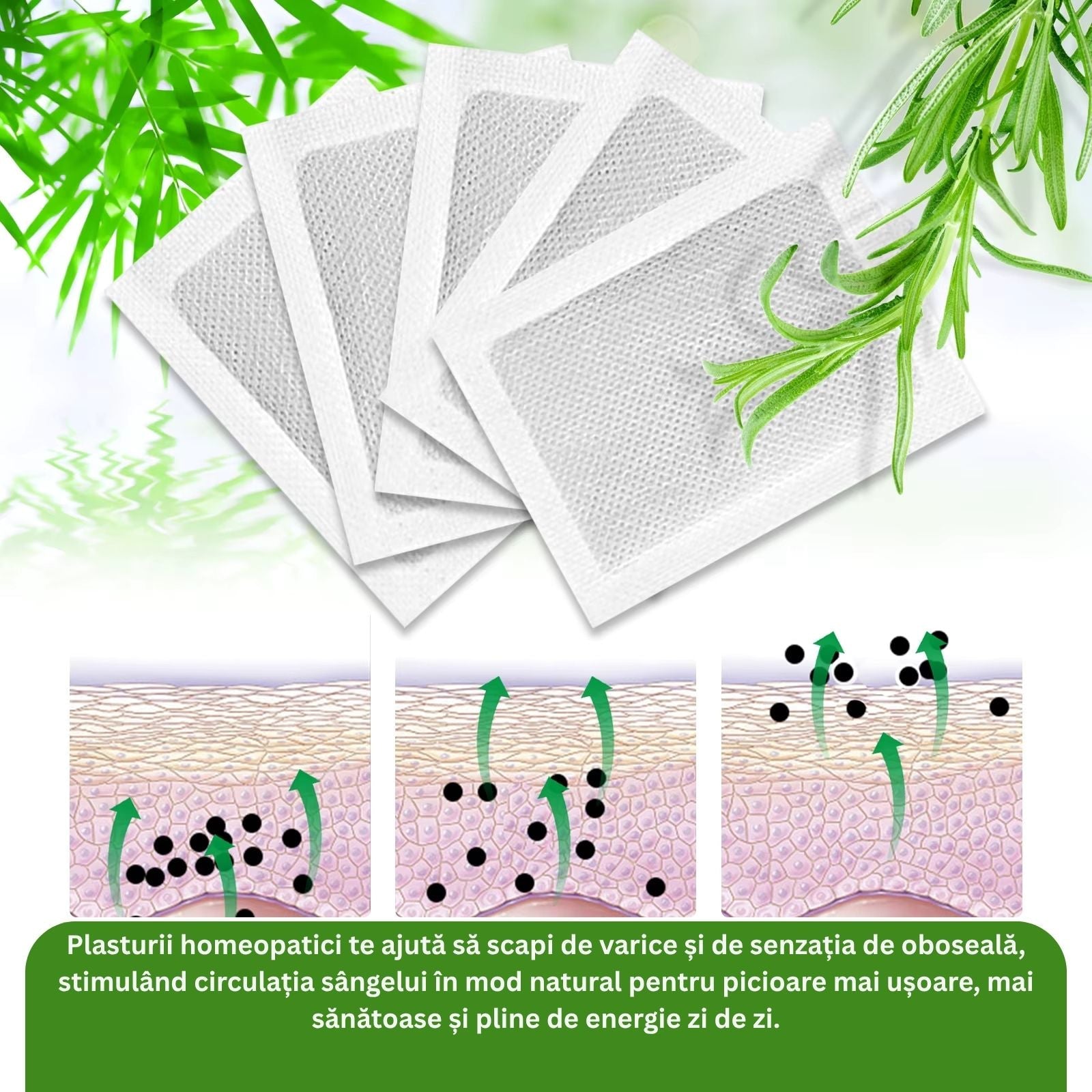 Plasturi homeopați detox - EAZZY